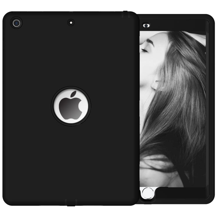 For iPad 10.2 2021 / 2020 / 2019 Anti-Fingerprint Shockproof PC + Silicone Protective Case