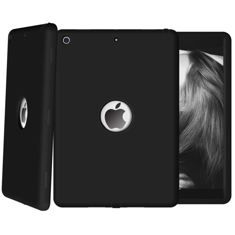 For iPad 10.2 2021 / 2020 / 2019 Anti-Fingerprint Shockproof PC + Silicone Protective Case