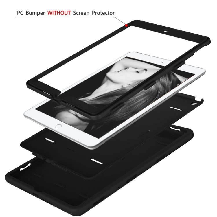 For iPad 10.2 2021 / 2020 / 2019 Anti-Fingerprint Shockproof PC + Silicone Protective Case