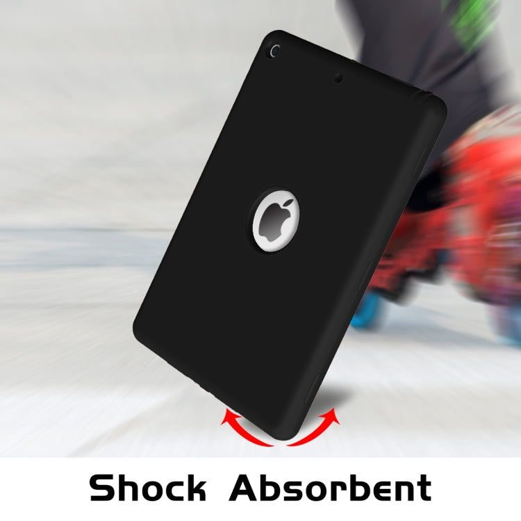 For iPad 10.2 2021 / 2020 / 2019 Anti-Fingerprint Shockproof PC + Silicone Protective Case