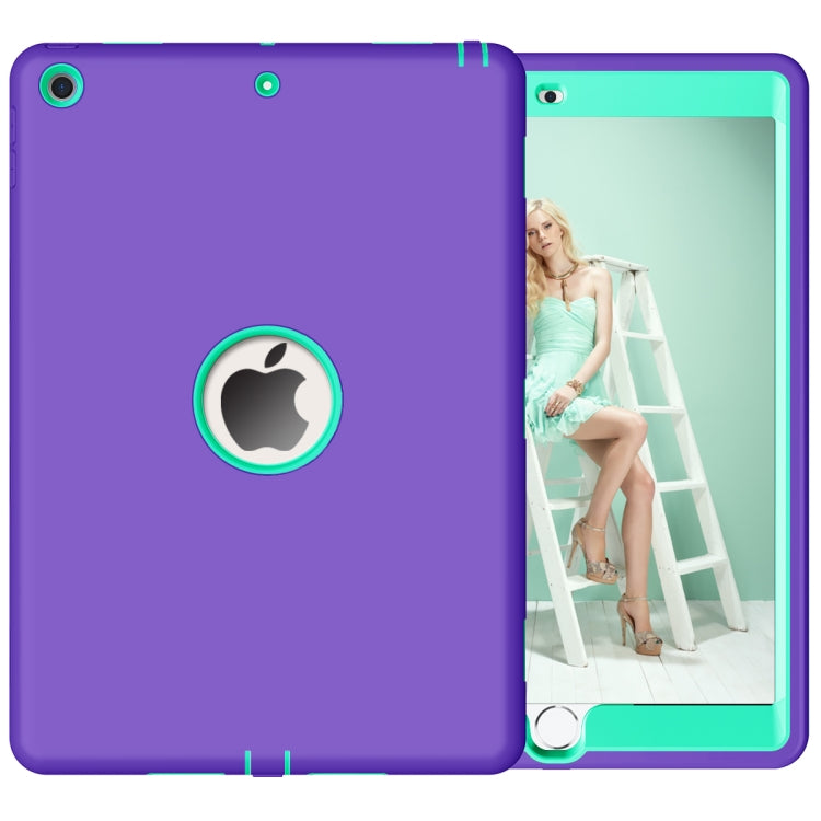 For iPad 10.2 2021 / 2020 / 2019 Anti-Fingerprint Shockproof PC + Silicone Protective Case
