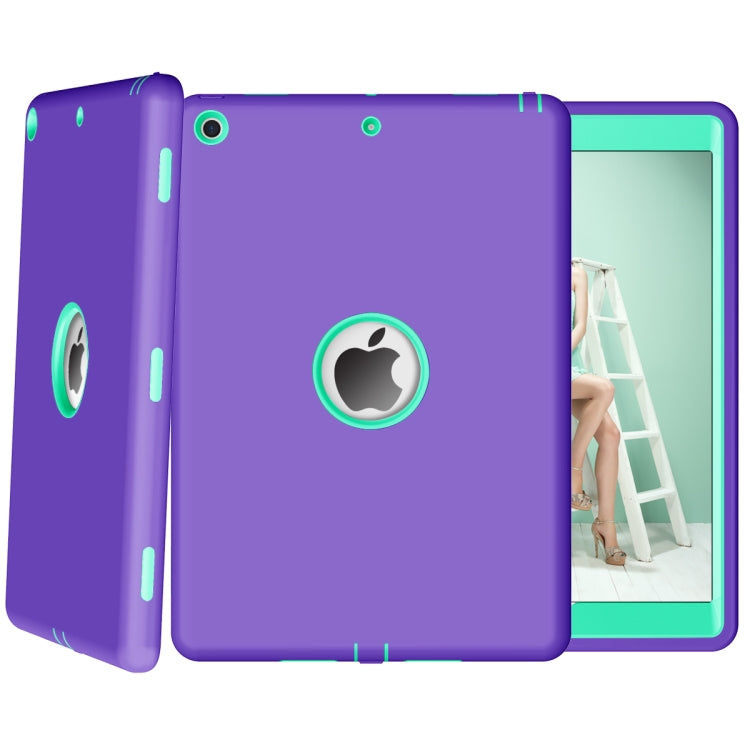 For iPad 10.2 2021 / 2020 / 2019 Anti-Fingerprint Shockproof PC + Silicone Protective Case