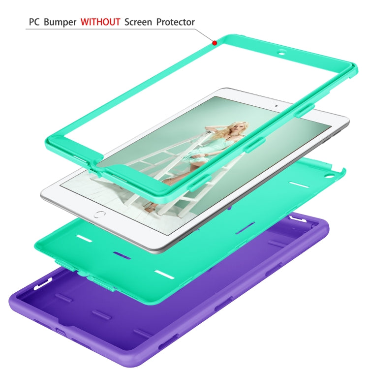 For iPad 10.2 2021 / 2020 / 2019 Anti-Fingerprint Shockproof PC + Silicone Protective Case
