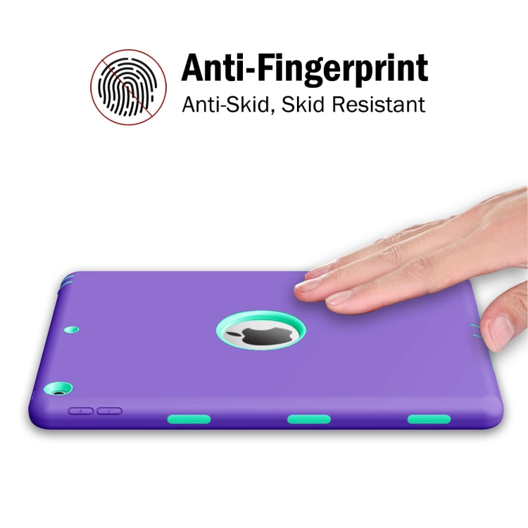 For iPad 10.2 2021 / 2020 / 2019 Anti-Fingerprint Shockproof PC + Silicone Protective Case