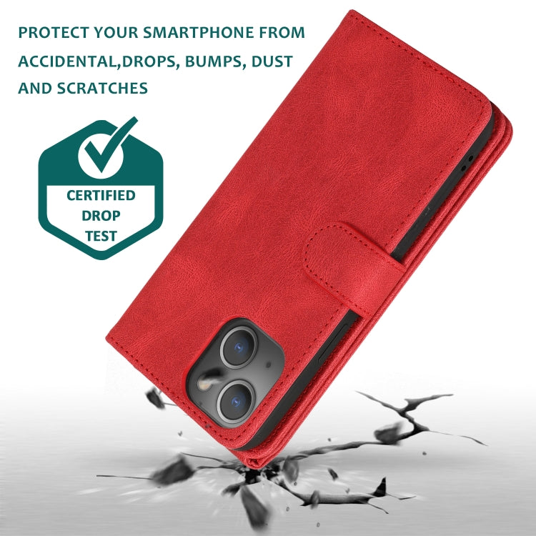 For iPhone 13 mini Skin-feel Crazy Horse Texture Zipper Wallet Bag Horizontal Flip Leather Case with Holder & Card Slots & Wallet & Lanyard