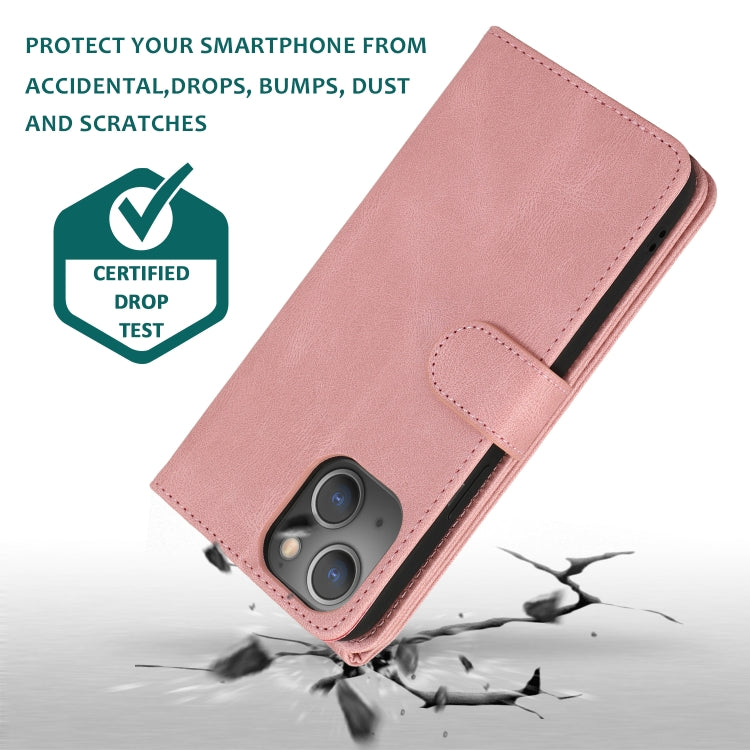 For iPhone 13 mini Skin-feel Crazy Horse Texture Zipper Wallet Bag Horizontal Flip Leather Case with Holder & Card Slots & Wallet & Lanyard