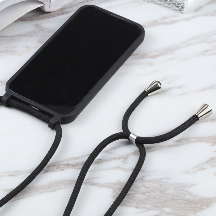 For iPhone 13 mini Candy Colors TPU Protective Case with Lanyard