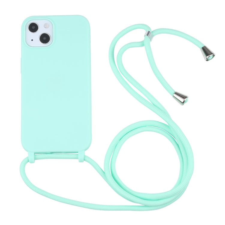 For iPhone 13 Pro Candy Colors TPU Protective Case with Lanyard