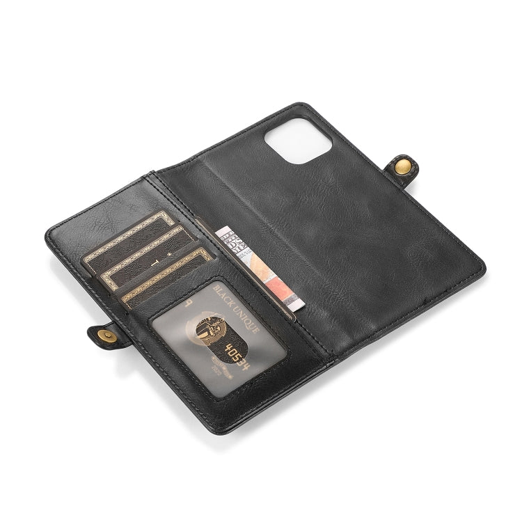 For iPhone 13 Pro Strong Magnetic Detachable Horizontal Flip Leather Case with Card Slots & Wallet