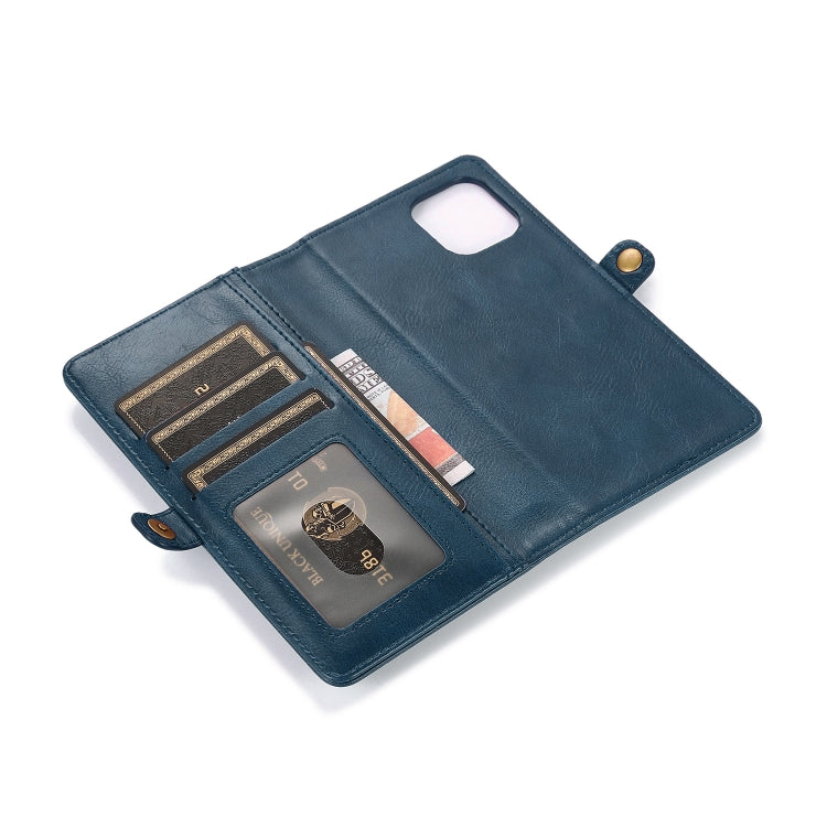 For iPhone 13 Pro Strong Magnetic Detachable Horizontal Flip Leather Case with Card Slots & Wallet