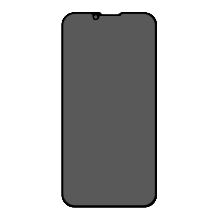 For iPhone 13 mini 25pcs Anti-peeping Plasma Oil Coated High Aluminum Wear-resistant Tempered Glass Film