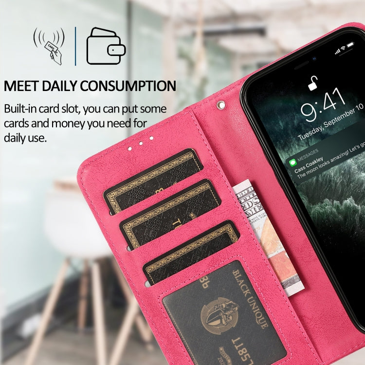 For iPhone 13 Retro 2 in 1 Detachable Horizontal Flip Leather Case with Card Slots & Wallet