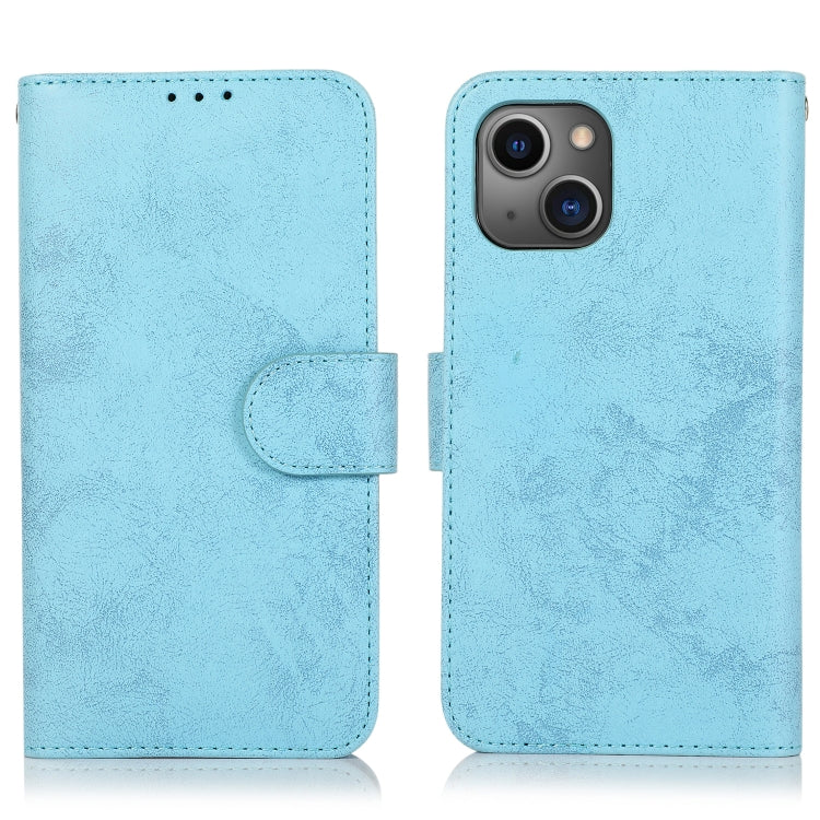 For iPhone 13 mini Retro 2 in 1 Detachable Horizontal Flip Leather Case with Card Slots & Wallet For  iPhone 13 Mini