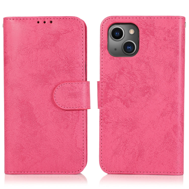 For iPhone 13 Pro Retro 2 in 1 Detachable Horizontal Flip Leather Case with Card Slots & Wallet