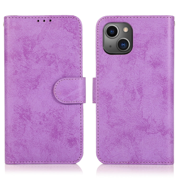 For iPhone 13 Pro Retro 2 in 1 Detachable Horizontal Flip Leather Case with Card Slots & Wallet