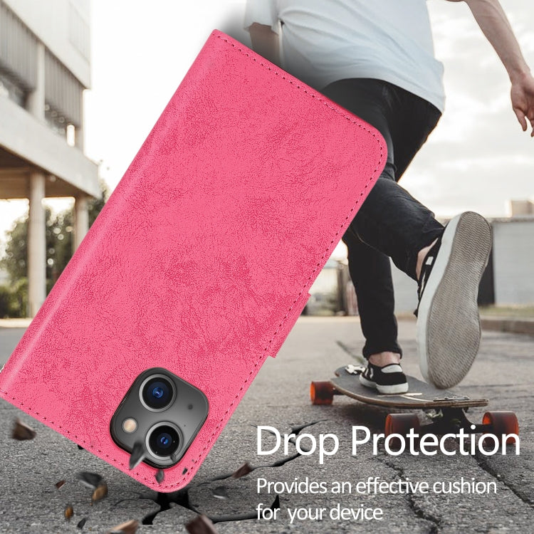 For iPhone 13 Pro Max Retro 2 in 1 Detachable Horizontal Flip Leather Case with Card Slots & Wallet