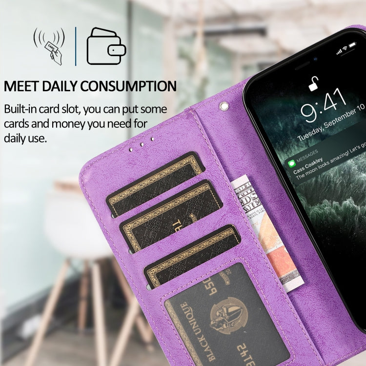 For iPhone 13 Pro Max Retro 2 in 1 Detachable Horizontal Flip Leather Case with Card Slots & Wallet