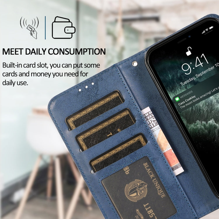 For iPhone 13 Pro Max Retro 2 in 1 Detachable Horizontal Flip Leather Case with Card Slots & Wallet