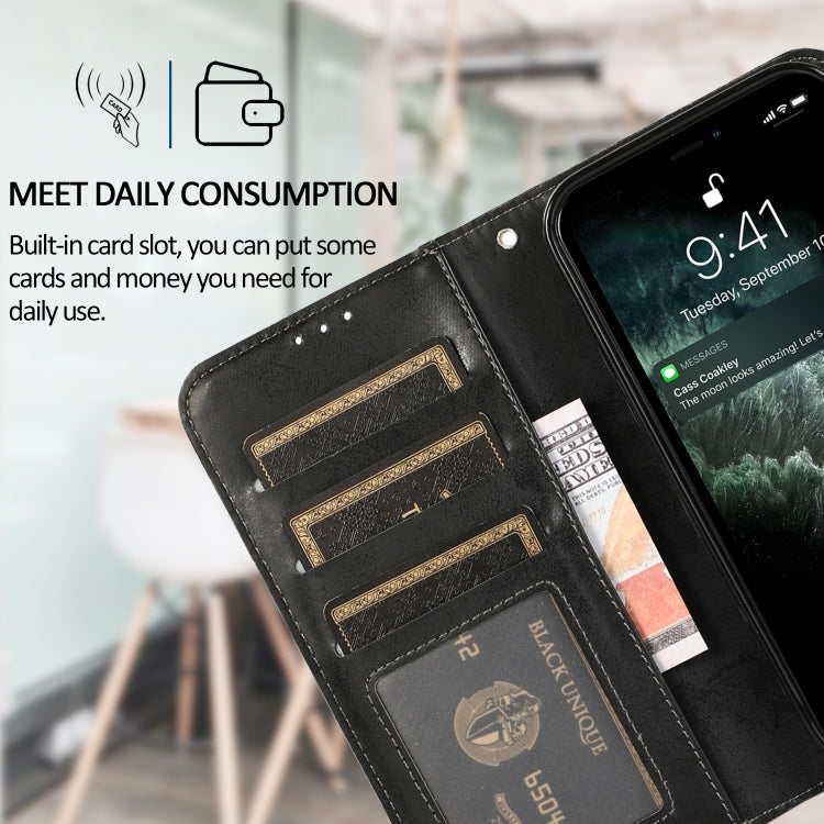 For iPhone 13 Pro Max Retro 2 in 1 Detachable Horizontal Flip Leather Case with Card Slots & Wallet