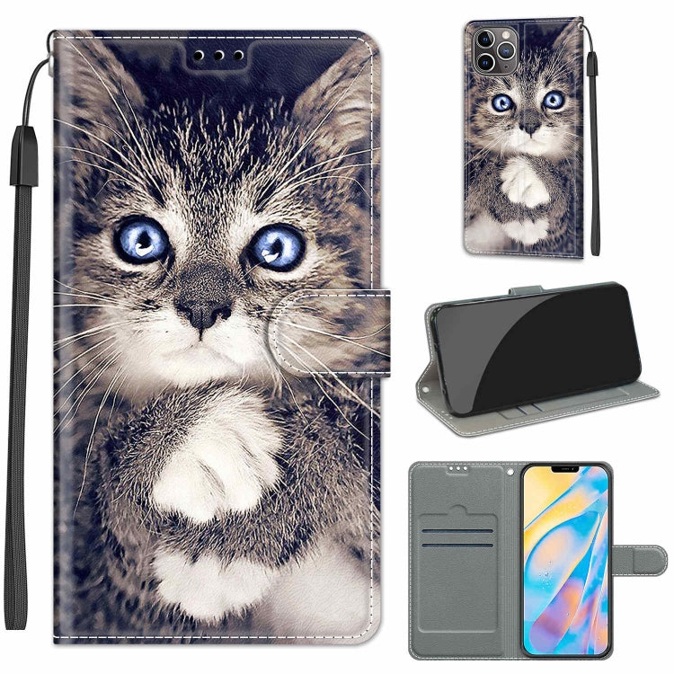 For iPhone 13 mini Voltage Colored Drawing Magnetic Clasp Horizontal Flip PU Leather Case with Holder & Card Slots