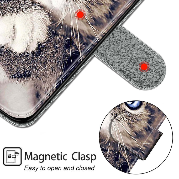 For iPhone 13 Voltage Colored Drawing Magnetic Clasp Horizontal Flip PU Leather Case with Holder & Card Slots
