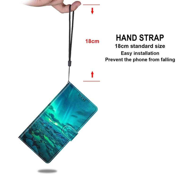 For iPhone 13 Voltage Colored Drawing Magnetic Clasp Horizontal Flip PU Leather Case with Holder & Card Slots