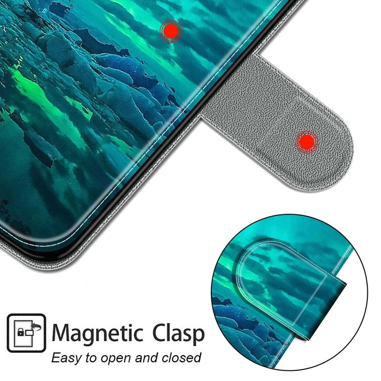 For iPhone 13 Voltage Colored Drawing Magnetic Clasp Horizontal Flip PU Leather Case with Holder & Card Slots