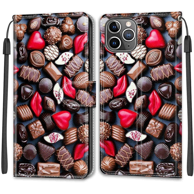For iPhone 13 Voltage Colored Drawing Magnetic Clasp Horizontal Flip PU Leather Case with Holder & Card Slots
