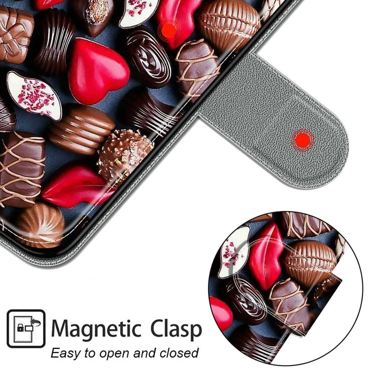 For iPhone 13 Voltage Colored Drawing Magnetic Clasp Horizontal Flip PU Leather Case with Holder & Card Slots