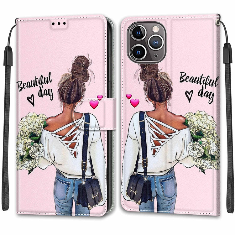 For iPhone 13 Voltage Colored Drawing Magnetic Clasp Horizontal Flip PU Leather Case with Holder & Card Slots