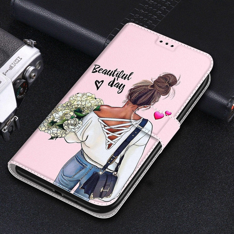 For iPhone 13 Voltage Colored Drawing Magnetic Clasp Horizontal Flip PU Leather Case with Holder & Card Slots