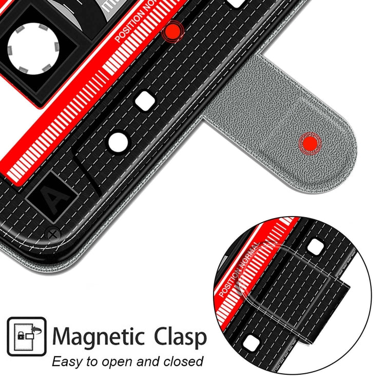 For iPhone 13 Voltage Colored Drawing Magnetic Clasp Horizontal Flip PU Leather Case with Holder & Card Slots