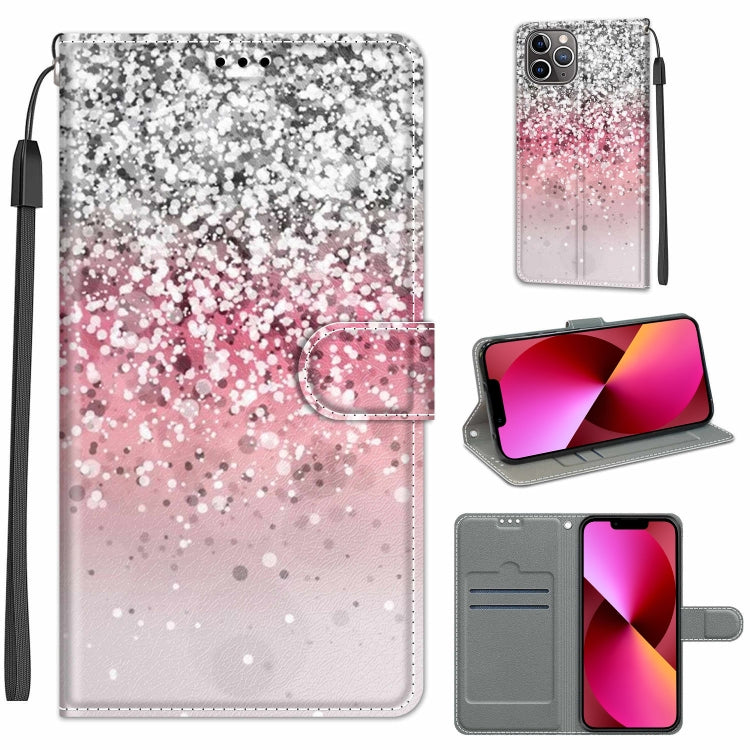 For iPhone 13 Voltage Colored Drawing Magnetic Clasp Horizontal Flip PU Leather Case with Holder & Card Slots