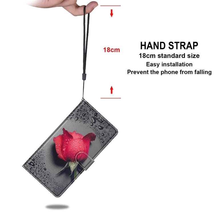 For iPhone 13 Voltage Colored Drawing Magnetic Clasp Horizontal Flip PU Leather Case with Holder & Card Slots