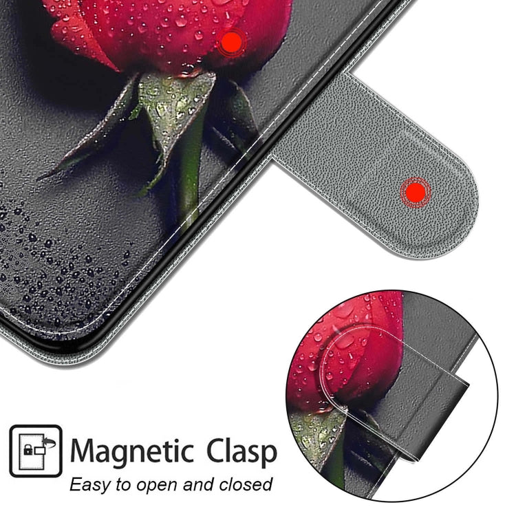For iPhone 13 Voltage Colored Drawing Magnetic Clasp Horizontal Flip PU Leather Case with Holder & Card Slots