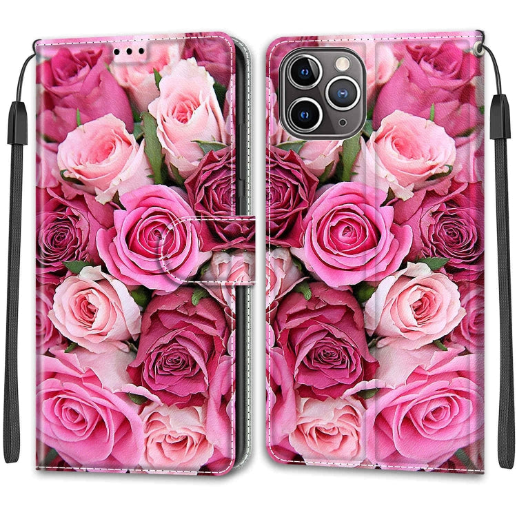 For iPhone 13 Voltage Colored Drawing Magnetic Clasp Horizontal Flip PU Leather Case with Holder & Card Slots