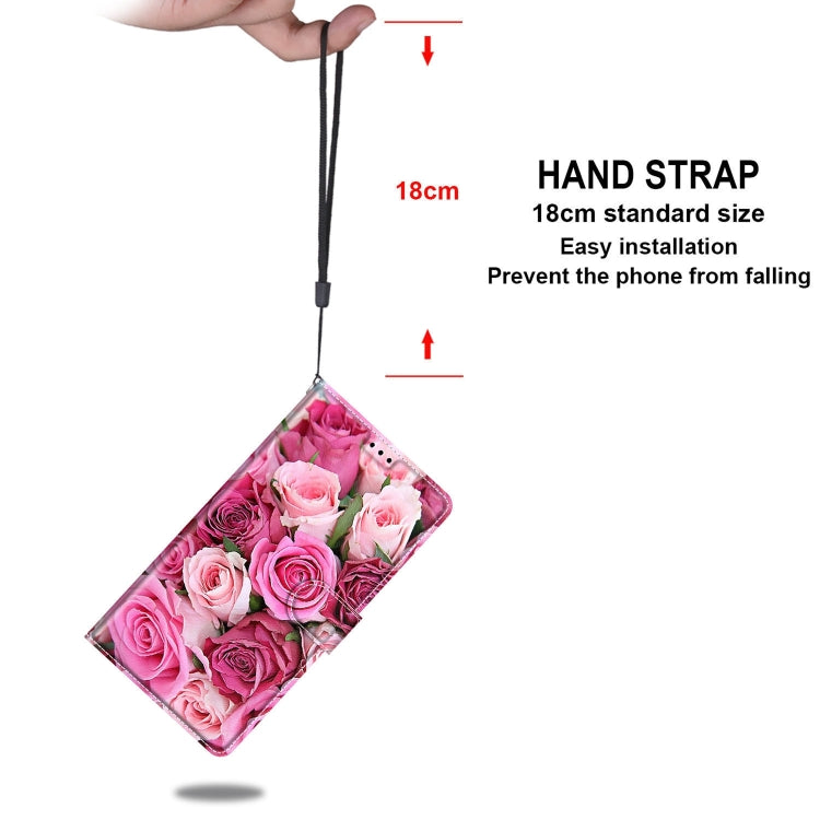 For iPhone 13 Voltage Colored Drawing Magnetic Clasp Horizontal Flip PU Leather Case with Holder & Card Slots