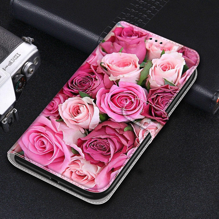 For iPhone 13 Voltage Colored Drawing Magnetic Clasp Horizontal Flip PU Leather Case with Holder & Card Slots
