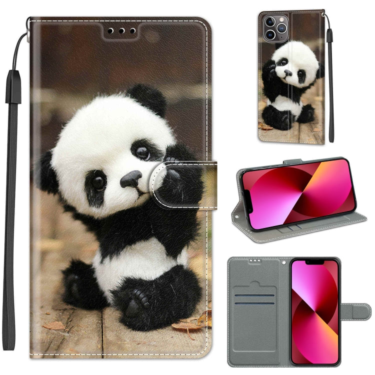 For iPhone 13 Voltage Colored Drawing Magnetic Clasp Horizontal Flip PU Leather Case with Holder & Card Slots