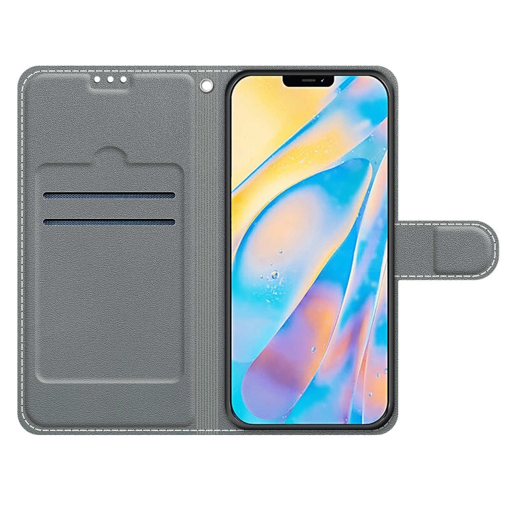 For iPhone 13 Voltage Colored Drawing Magnetic Clasp Horizontal Flip PU Leather Case with Holder & Card Slots