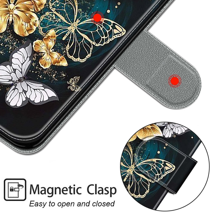 For iPhone 13 Voltage Colored Drawing Magnetic Clasp Horizontal Flip PU Leather Case with Holder & Card Slots