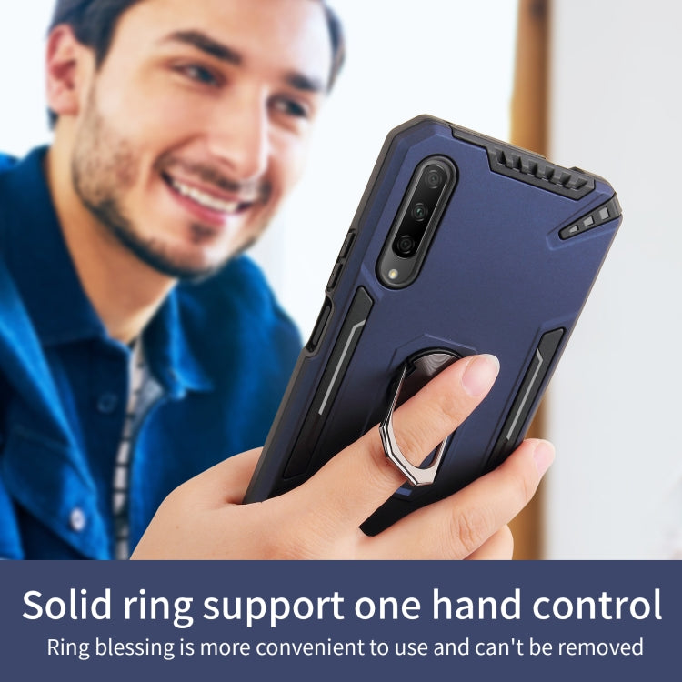 For Honor 9X / 9X Pro PC + TPU Protective Case with 360 Degrees Rotatable Ring Holder