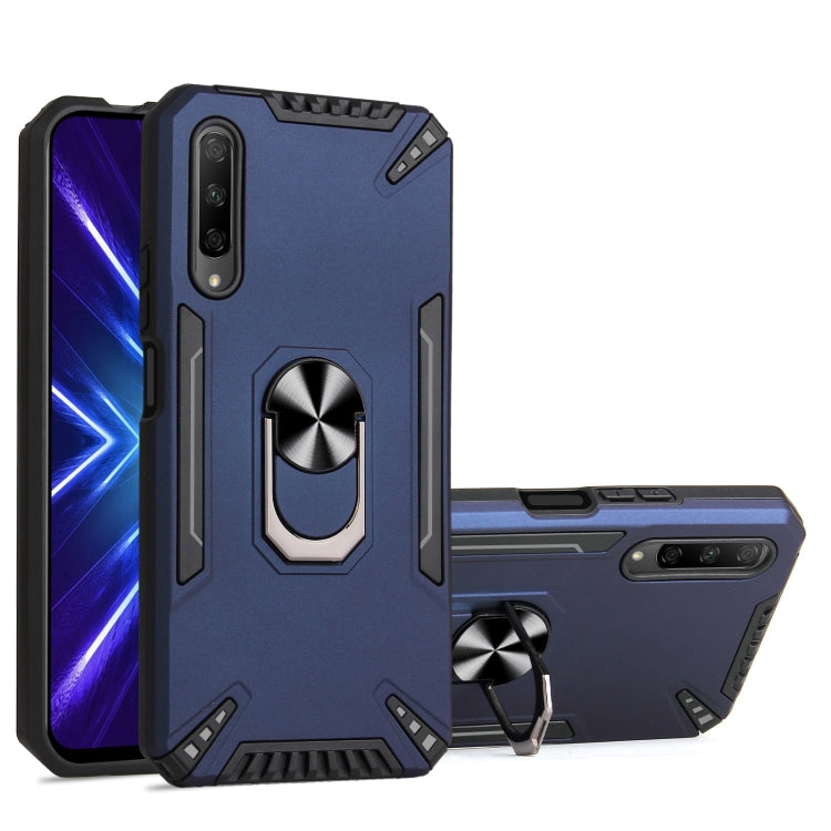 For Honor 9X / 9X Pro PC + TPU Protective Case with 360 Degrees Rotatable Ring Holder