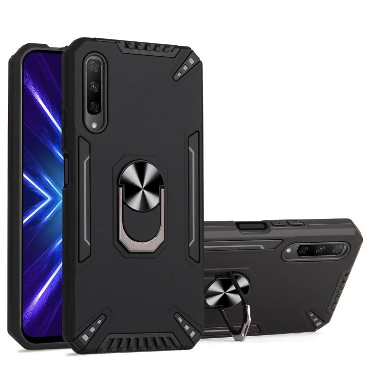 For Honor 9X / 9X Pro PC + TPU Protective Case with 360 Degrees Rotatable Ring Holder