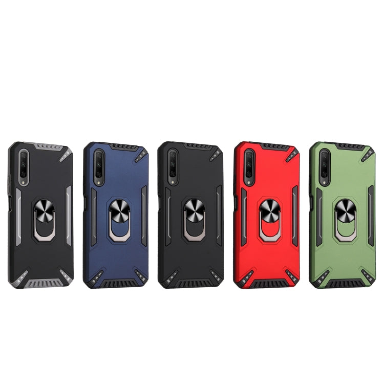 For Honor 9X / 9X Pro PC + TPU Protective Case with 360 Degrees Rotatable Ring Holder