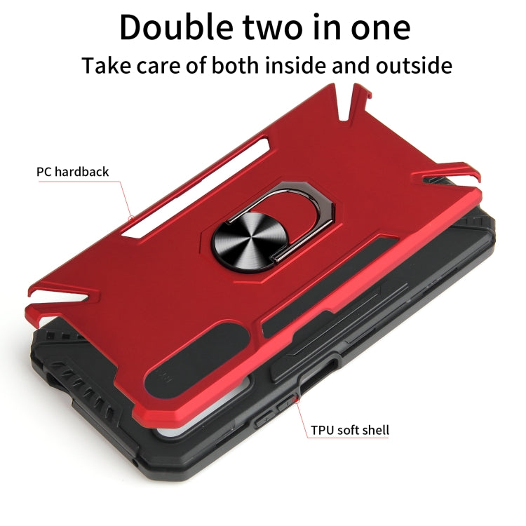 For Honor 9X / 9X Pro PC + TPU Protective Case with 360 Degrees Rotatable Ring Holder