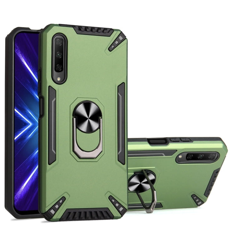 For Honor 9X / 9X Pro PC + TPU Protective Case with 360 Degrees Rotatable Ring Holder