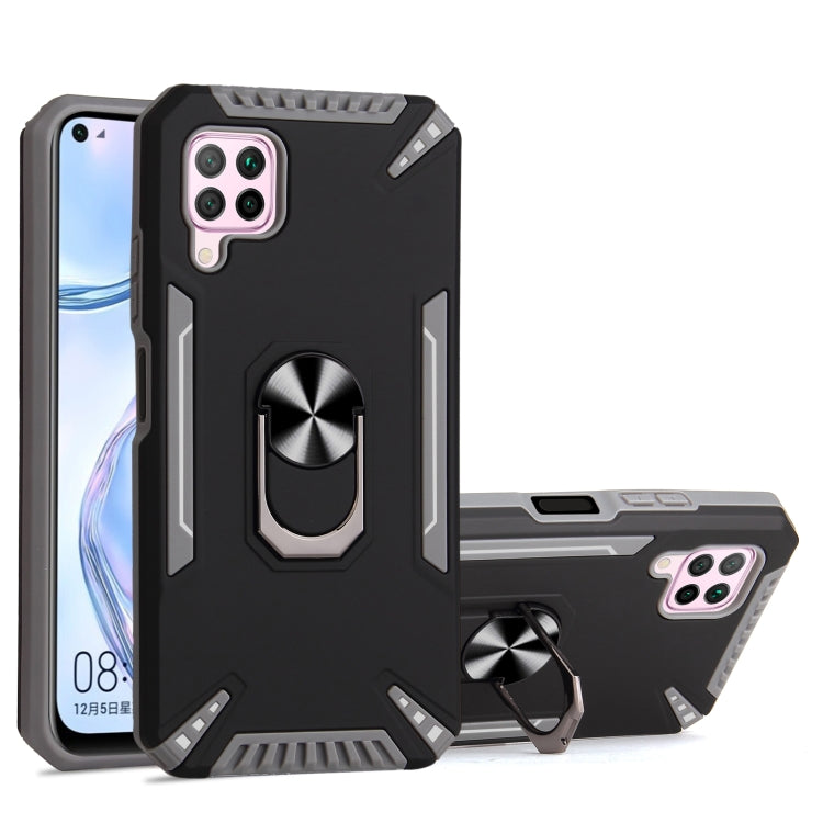 For Huawei nova 6 SE PC + TPU Protective Case with 360 Degrees Rotatable Ring Holder