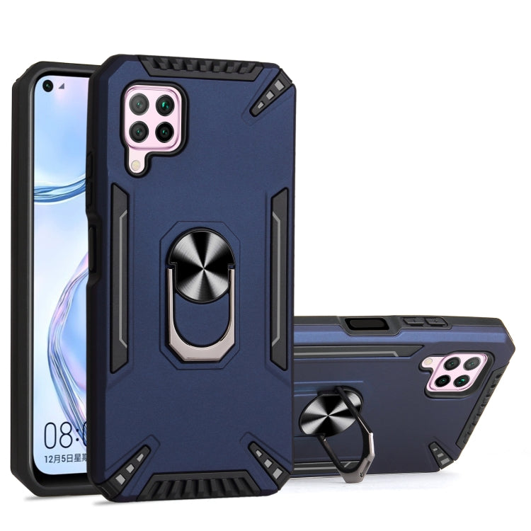 For Huawei nova 6 SE PC + TPU Protective Case with 360 Degrees Rotatable Ring Holder