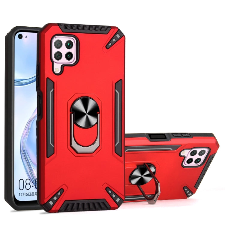 For Huawei nova 6 SE PC + TPU Protective Case with 360 Degrees Rotatable Ring Holder